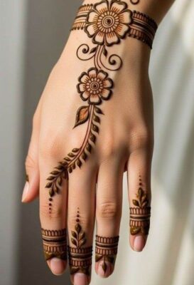 Mehndi Design Back Hand never goes out of fashion