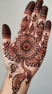 Mehndi Design Easy enhances natural hand beauty