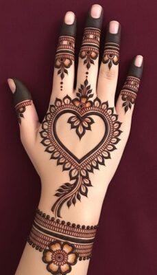 Mehndi Design Easy gives a soft and classy finish