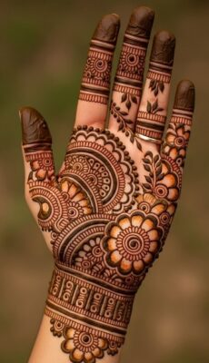 Mehndi Design Easy is good for beginners learning mehndi