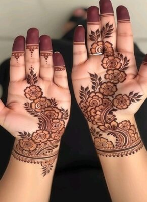 Mehndi Design Easy suits daily and festive use