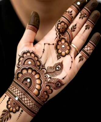 Mehndi Design Photo captures creative patterns