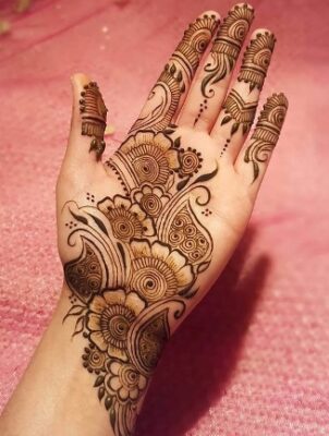 Mehndi Design Photo helps compare different designs