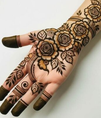 Mehndi Design Simple gives a modern and soft vibe