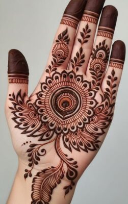 Mehndi Design adds charm to traditional outfits