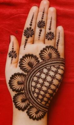 Mehndi Design enhances the overall traditional look