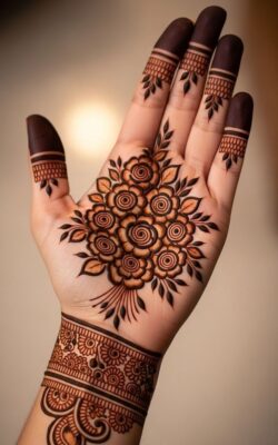 Mehndi Design gives a neat and attractive finish