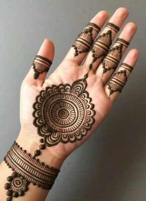 Mehndi Design is easy to apply with practice