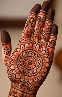 Mehndi Design is ideal for bridal functions