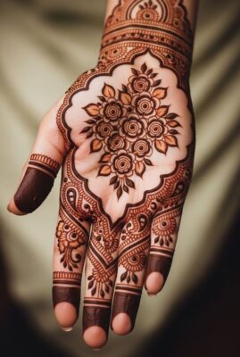 Mehndi Designs come in simple and heavy styles