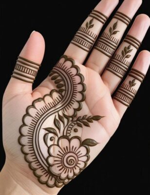 New Simple Mehndi Design is easy to learn and practice