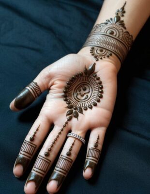 New Simple Mehndi Design is light yet attractive