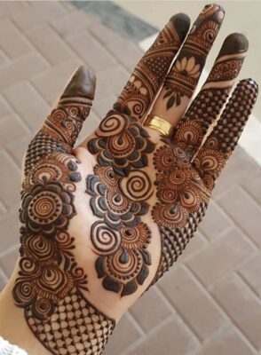 Royal Front Hand Mehndi Design is a symbol of luxury and beauty