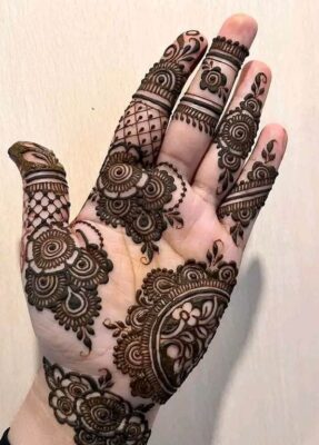 Royal Front Hand Mehndi Design is a symbol of luxury and beauty
