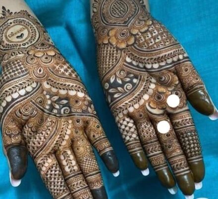 Royal Front Hand Mehndi Design is perfect for bridal occasions