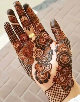 Royal Front Hand Mehndi Design reflects heritage and tradition