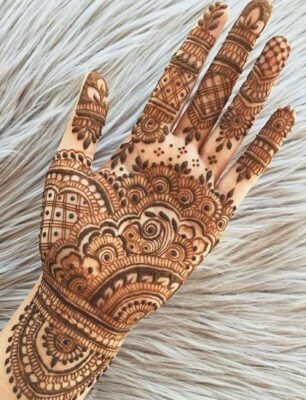 Royal Mehndi Design creates a majestic appearance