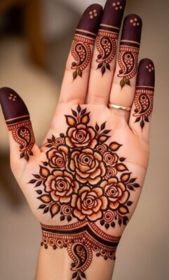 Royal Mehndi Design is admired for its rich patterns