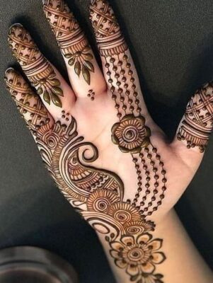 Royal Mehndi Design is perfect for engagement ceremonies