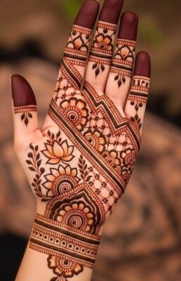 Royal Mehndi Design reflects heritage and tradition
