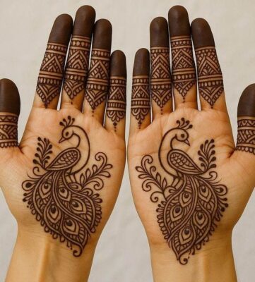 Simple Mehndi Design can be done in less time