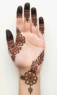 Simple Mehndi Design is loved for its clarity
