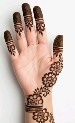 Simple Mehndi Design is perfect for minimal lovers