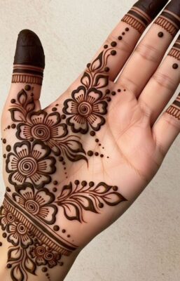 Simple Mehndi Design is trending for casual occasions