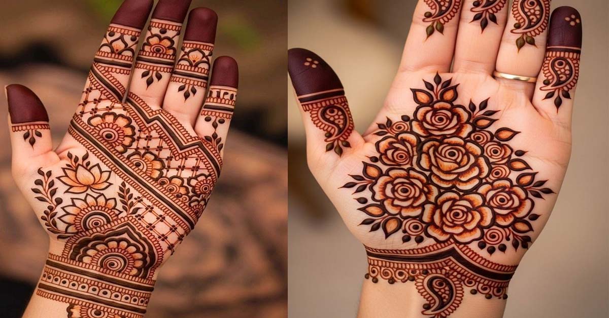 Simple Royal Mehndi Design