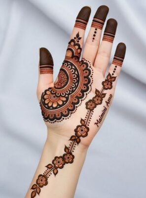 A New Mehndi Design Photo helps people choose their favorite design