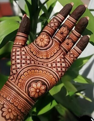 A beautiful Full Hand Mehndi Design enhances the overall beauty of hands