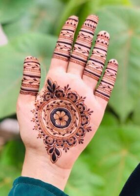 A bright and clear New Mehndi Design Photo attracts more viewers
