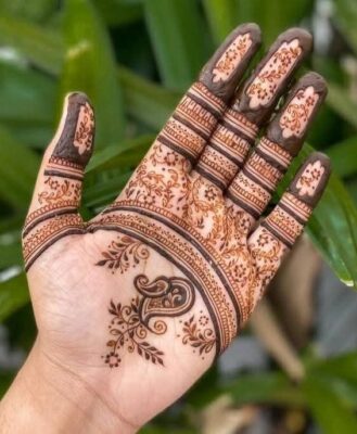 A stylish New Mehndi Design Photo enhances traditional beauty