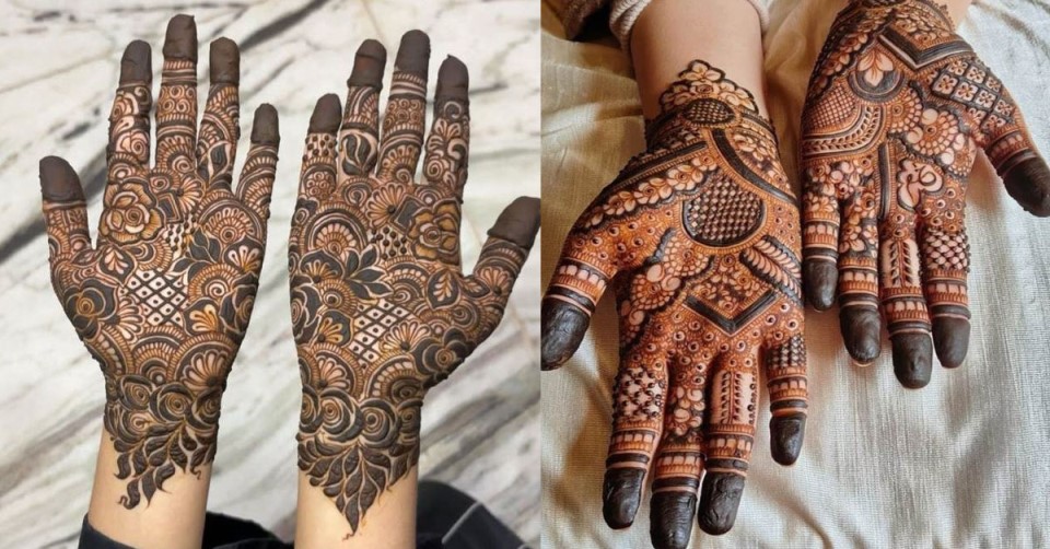 Basic Easy Front Hand Simple Mehndi Design