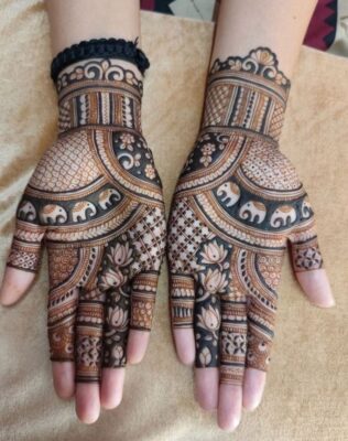 Full Hand Mehndi Design adds beauty to festive celebrations