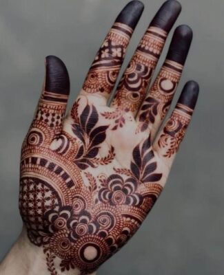 Full Hand Mehndi Design is perfect for bridal occasions