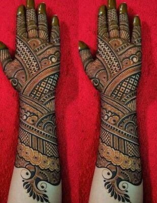 Full Hand Mehndi Design is suitable for special occasions