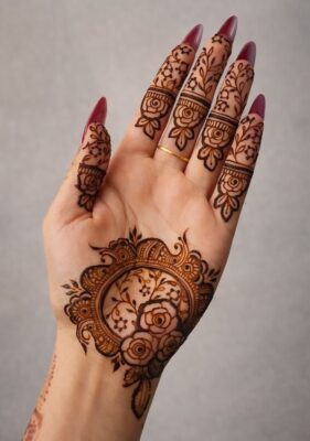 Mehndi Design Easy And Beautiful enhances the beauty of hands