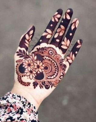 Mehndi Design Easy And Beautiful is popular among young girls