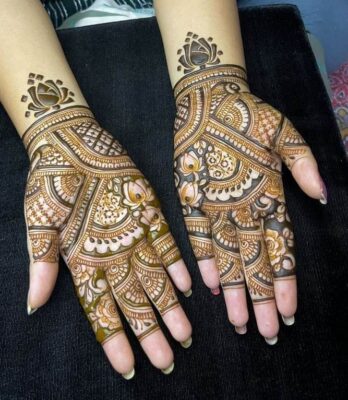 Mehndi Design is popular during weddings and festivals