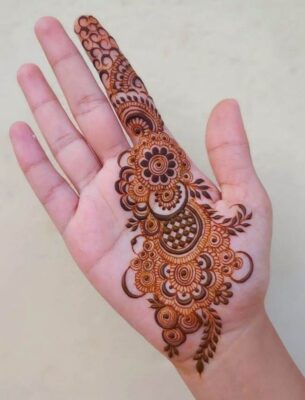 New Mehndi Design Photo is ideal for festive occasions