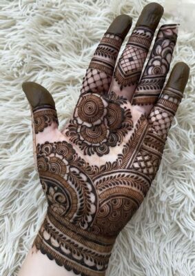 People often search online for the latest Full Hand Mehndi Design ideas