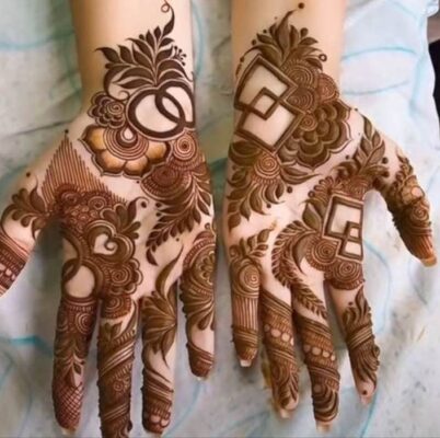 Simple Mehandi Design makes hands look beautiful and stylish