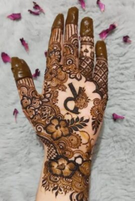 Simple Mehndi Design Front Hand keeps hands looking graceful