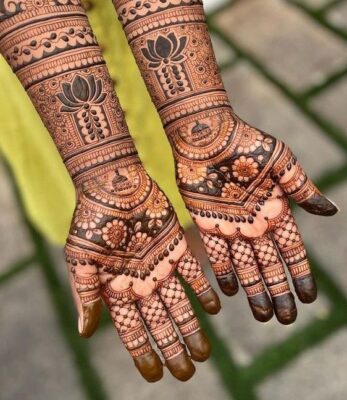 Easy Mehndi Design is perfect for beginners to practice easily