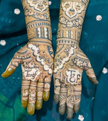 Latest Simple Mehndi Designs show beauty with minimal design
