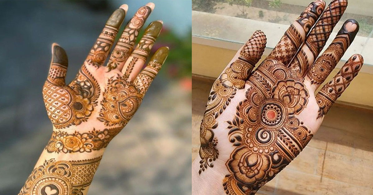 Easy Arabic Front Hand Simple Mehndi Design