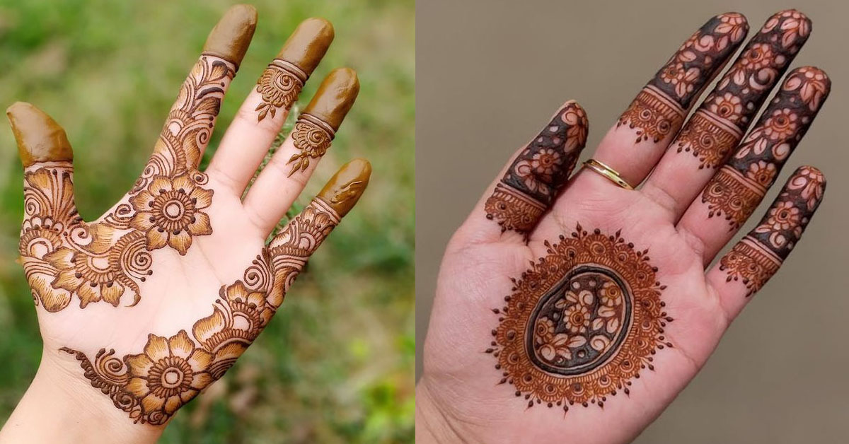 Easy Mehndi Design l Royal Front Hand Mehndi Design