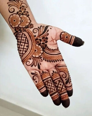 Modern Arabic Mehndi Design